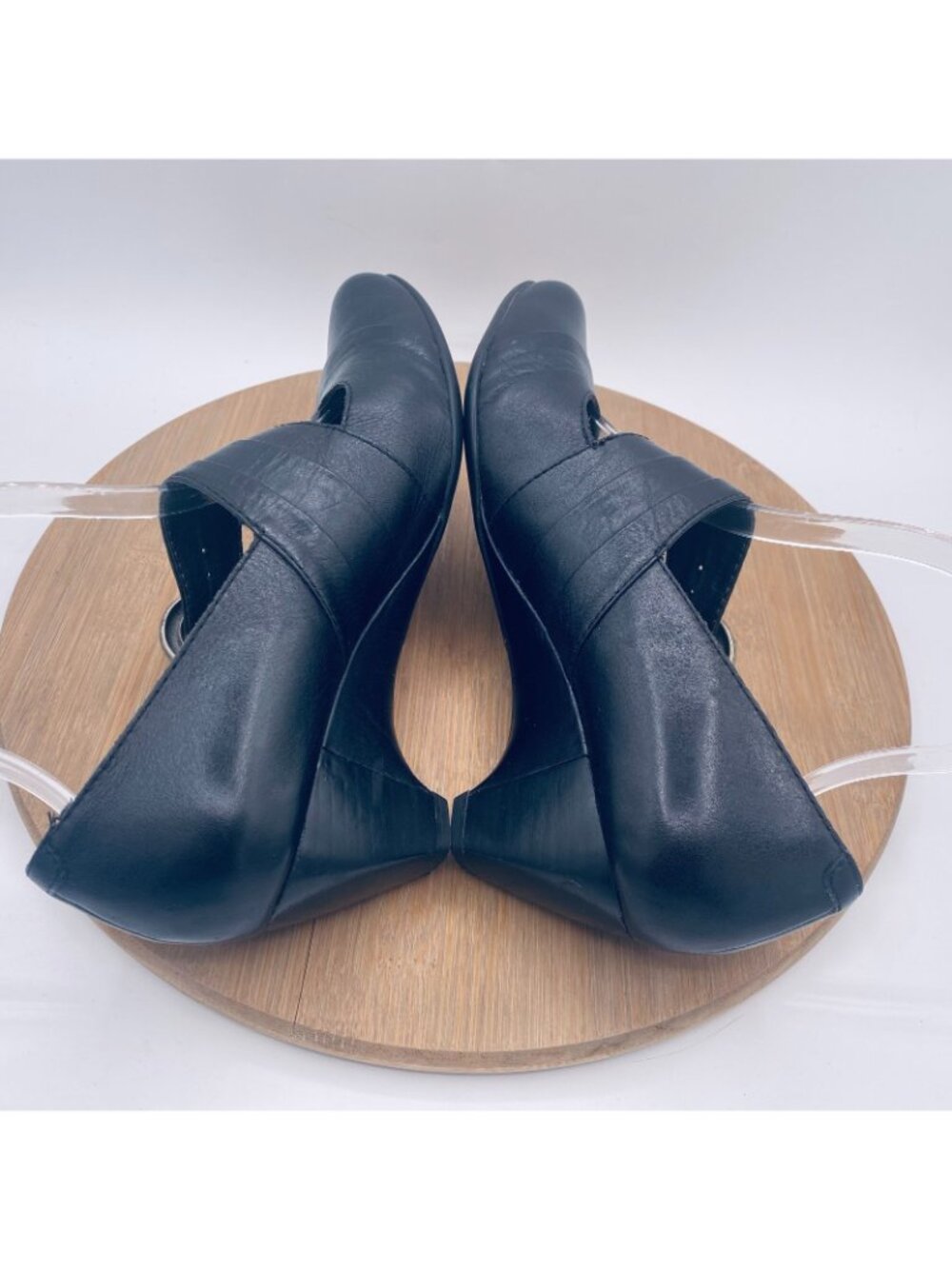 Pikolinos Mary Jane Shoes Womens 8.5 39 Black Leather Pumps Buckle Whimsygoth - Picture 8 of 13